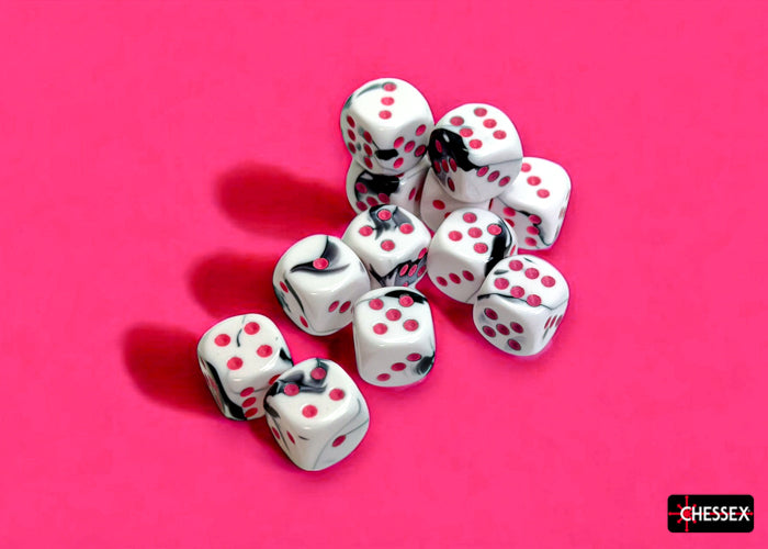 Dice - Chessex - 16mm D6 (12pc) (Mch2025)