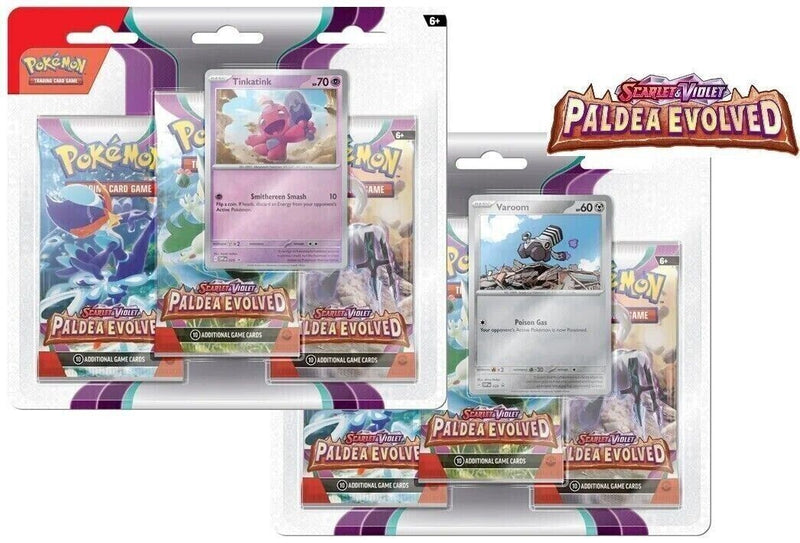 Pokemon - Paladea - 3 Booster Packs Blister