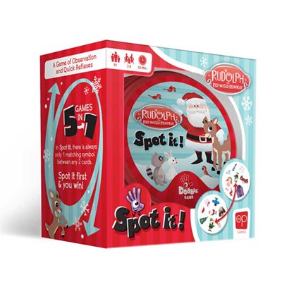 Board Game - Spot it! Rudolph the Red-Nosed Reindeer