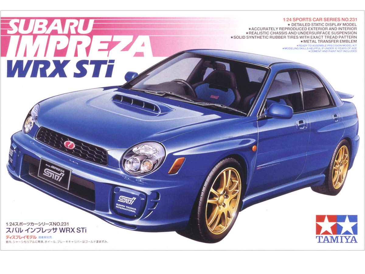 Model Kit - Tamiya - Subaru Impreza WRX STi 1/24 | Event Horizon Hobbies CA