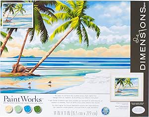 PaintWorks - Paint By Numbers - Tropical View