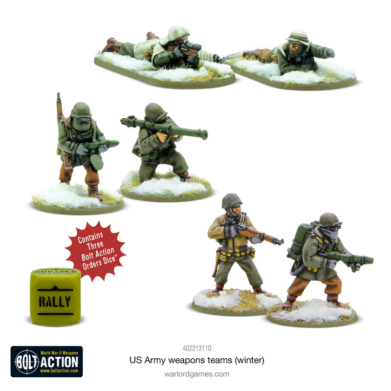 Warlord Games - Bolt Action - U.S. Army Weapons Teams (Winter)