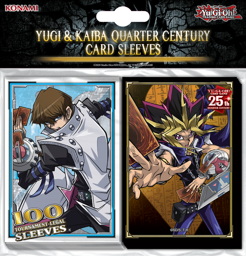 Yu-Gi-Oh - Card Sleeves - Yugi & Kaiba Quarter Century