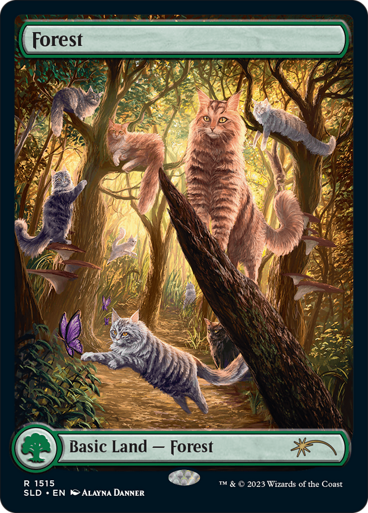 Forest (1515) [Secret Lair Commander Deck: Raining Cats and Dogs] | Event Horizon Hobbies CA