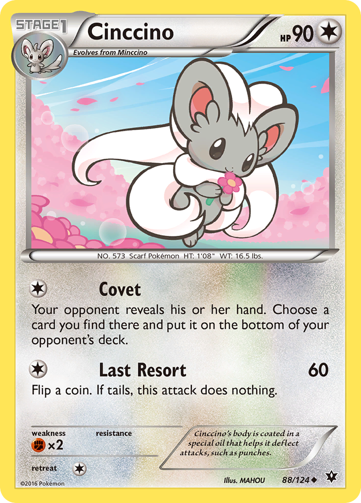 Cinccino (88/124) [XY: Fates Collide] | Event Horizon Hobbies CA