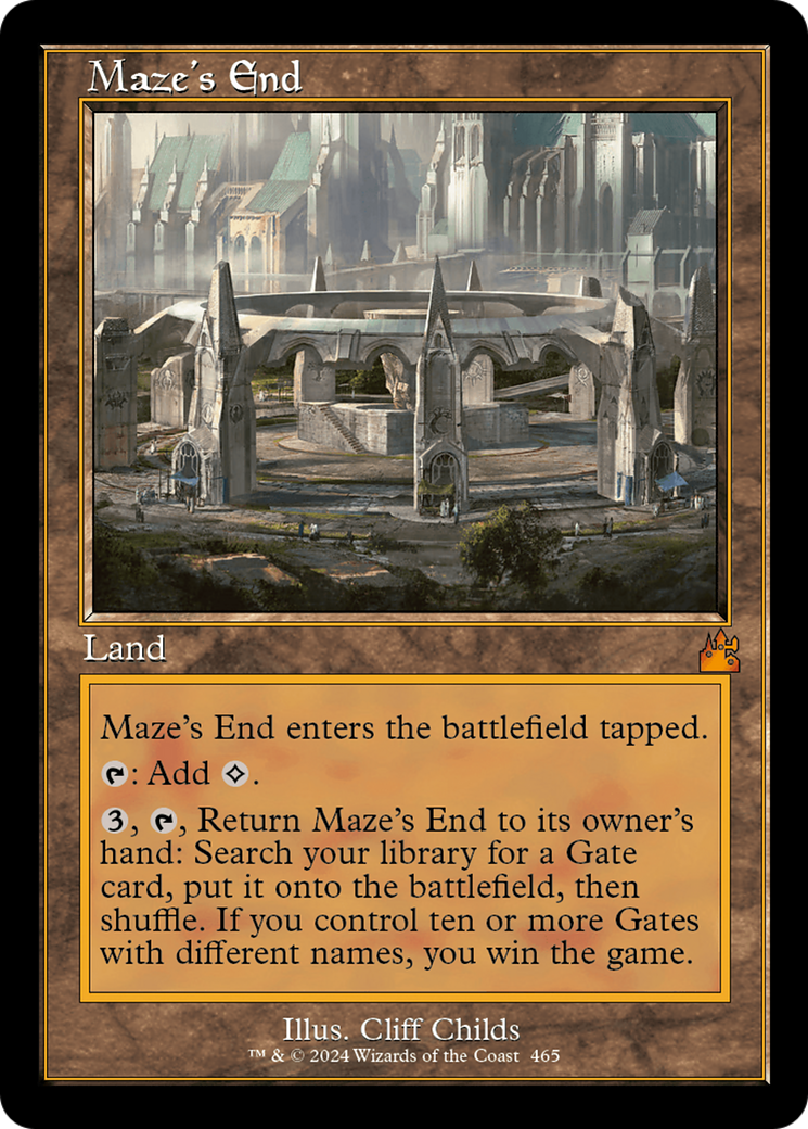 Maze's End (Retro Frame) [Ravnica Remastered] | Event Horizon Hobbies CA