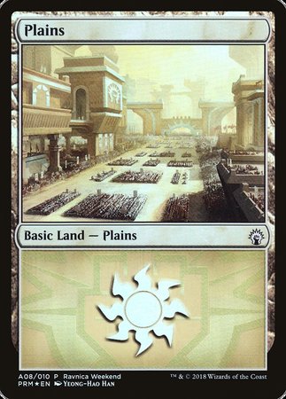 Plains - Boros (A08) [GRN Ravnica Weekend] | Event Horizon Hobbies CA