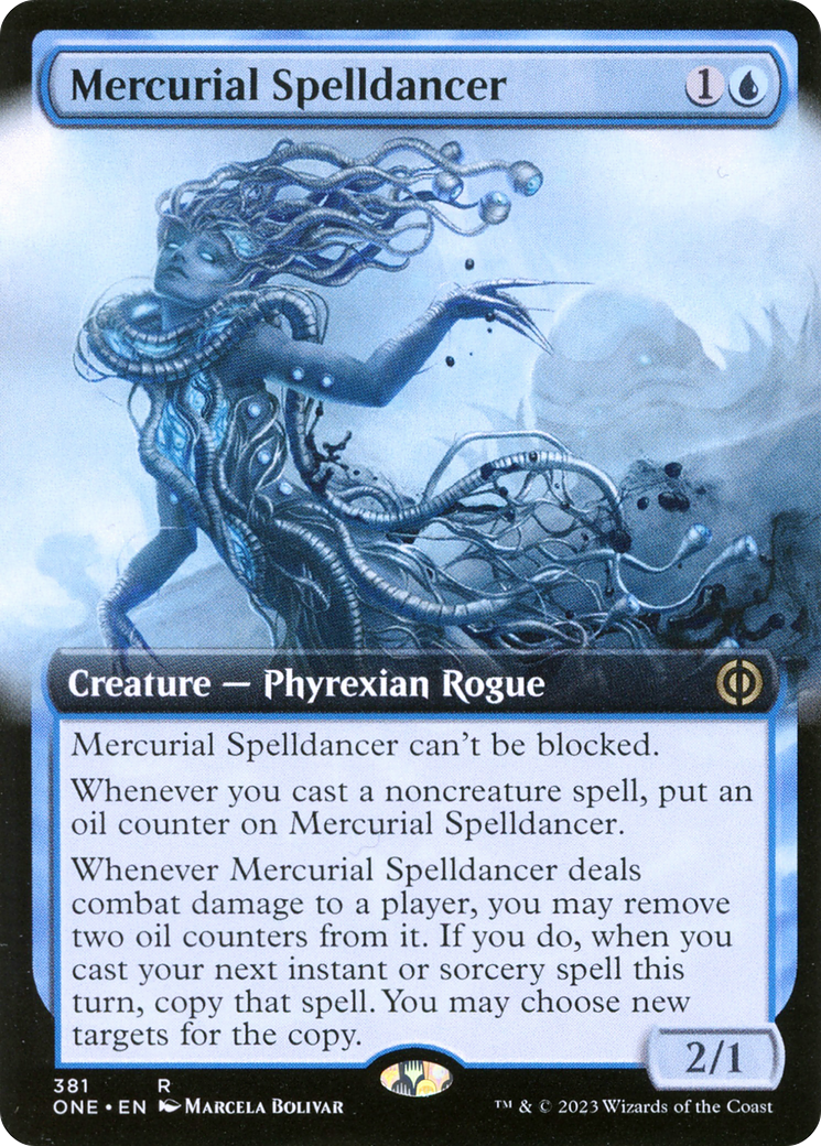 Mercurial Spelldancer (Extended Art) [Phyrexia: All Will Be One] | Event Horizon Hobbies CA