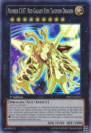 Number C107: Neo Galaxy-Eyes Tachyon Dragon [PRIO-EN041] Ultimate Rare | Event Horizon Hobbies CA