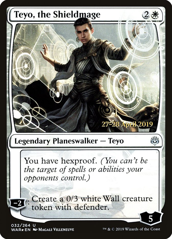 Teyo, the Shieldmage  [War of the Spark Prerelease Promos] | Event Horizon Hobbies CA