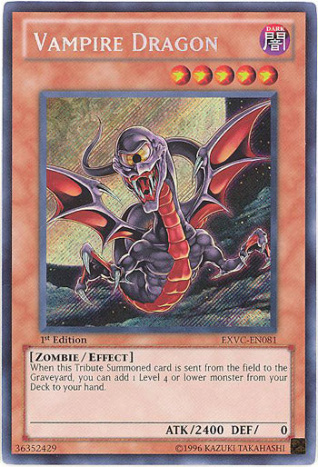 Vampire Dragon [EXVC-EN081] Secret Rare | Event Horizon Hobbies CA