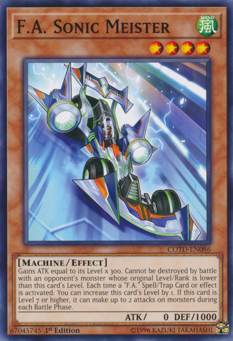 F.A. Sonic Meister [COTD-EN086] Common | Event Horizon Hobbies CA