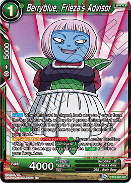 Berryblue, Frieza's Advisor (Uncommon) (BT13-080) [Supreme Rivalry] | Event Horizon Hobbies CA