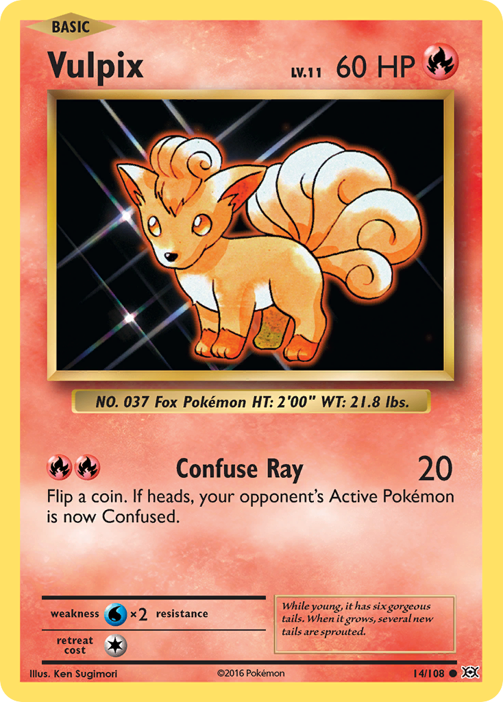 Vulpix (14/108) [XY: Evolutions] | Event Horizon Hobbies CA