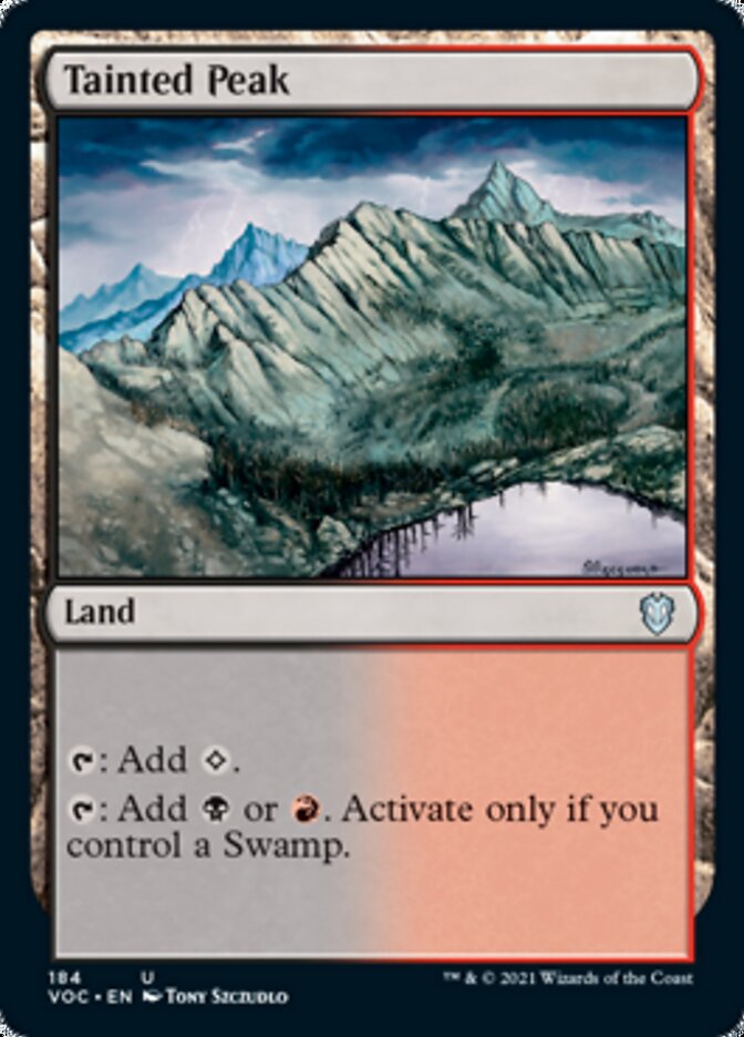 Tainted Peak [Innistrad: Crimson Vow Commander] | Event Horizon Hobbies CA