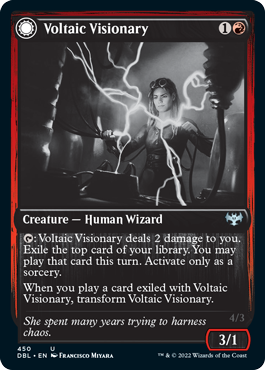 Voltaic Visionary // Volt-Charged Berserker [Innistrad: Double Feature] | Event Horizon Hobbies CA