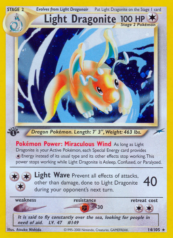 Light Dragonite (14/105) [Neo Destiny 1st Edition] | Event Horizon Hobbies CA