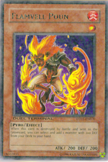 Flamvell Poun [DT01-EN070] Rare