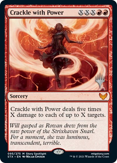 Crackle with Power (Promo Pack) [Strixhaven: School of Mages Promos] | Event Horizon Hobbies CA