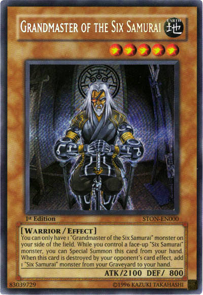 Grandmaster of the Six Samurai [STON-EN000] Secret Rare | Event Horizon Hobbies CA