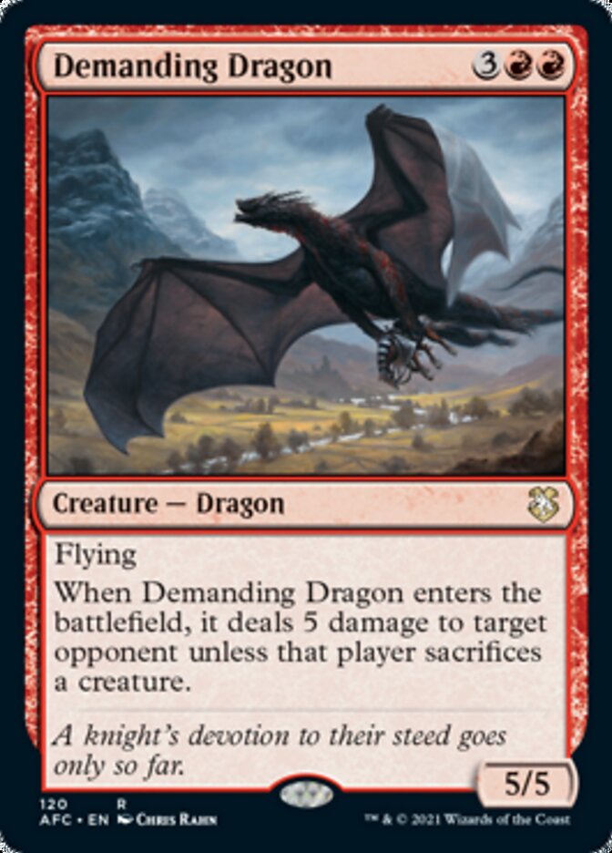 Demanding Dragon [Dungeons & Dragons: Adventures in the Forgotten Realms Commander] | Event Horizon Hobbies CA