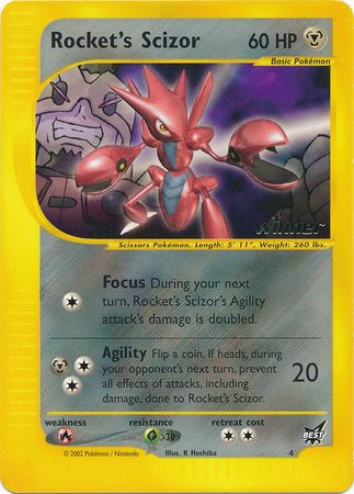 Rocket's Scizor (4) (Winner) [Best of Promos] | Event Horizon Hobbies CA