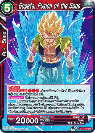 Gogeta, Fusion of the Gods (BT11-013) [Vermilion Bloodline] | Event Horizon Hobbies CA