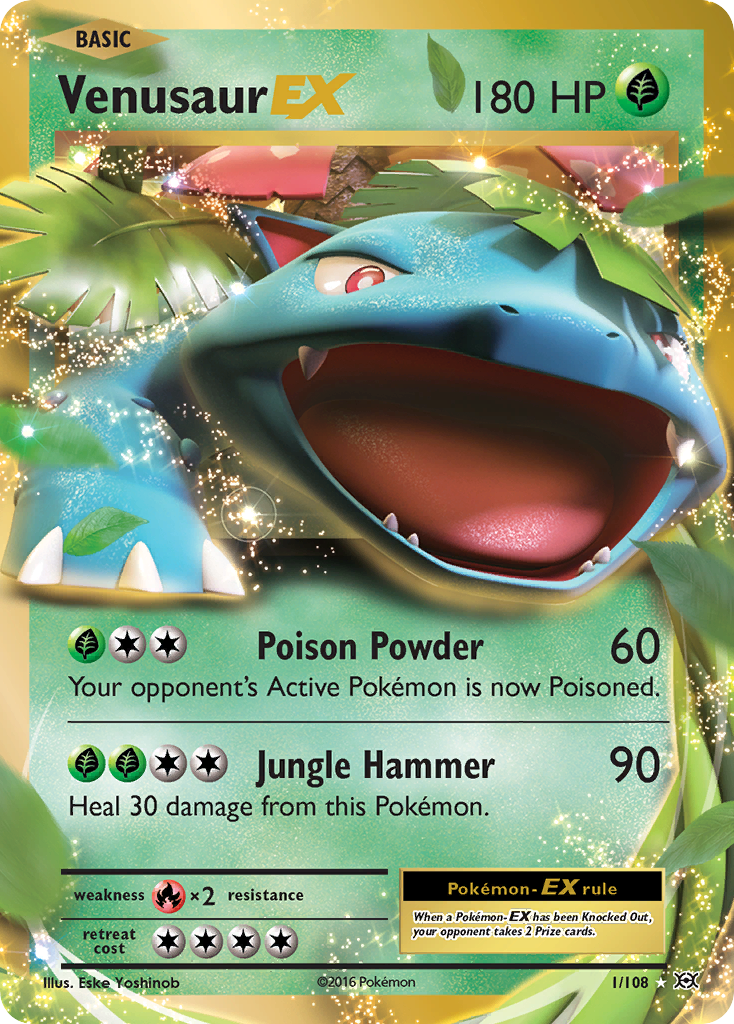 Venusaur EX (1/108) [XY: Evolutions] | Event Horizon Hobbies CA