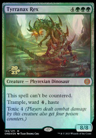 Tyrranax Rex [Phyrexia: All Will Be One Prerelease Promos] | Event Horizon Hobbies CA