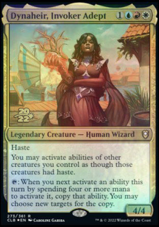 Dynaheir, Invoker Adept [Commander Legends: Battle for Baldur's Gate Prerelease Promos] | Event Horizon Hobbies CA