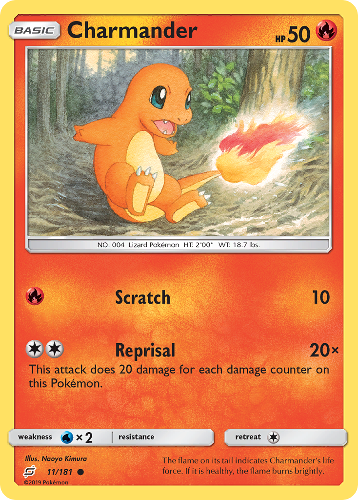 Charmander (11/181) [Sun & Moon: Team Up] | Event Horizon Hobbies CA