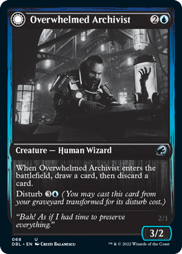 Overwhelmed Archivist // Archive Haunt [Innistrad: Double Feature] | Event Horizon Hobbies CA