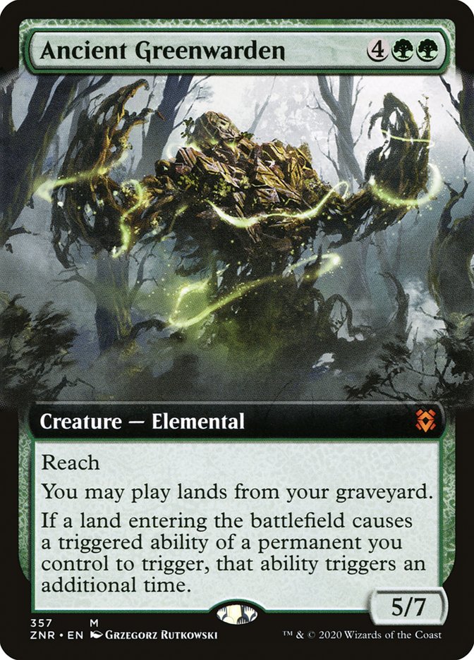 Ancient Greenwarden (Extended Art) [Zendikar Rising] | Event Horizon Hobbies CA