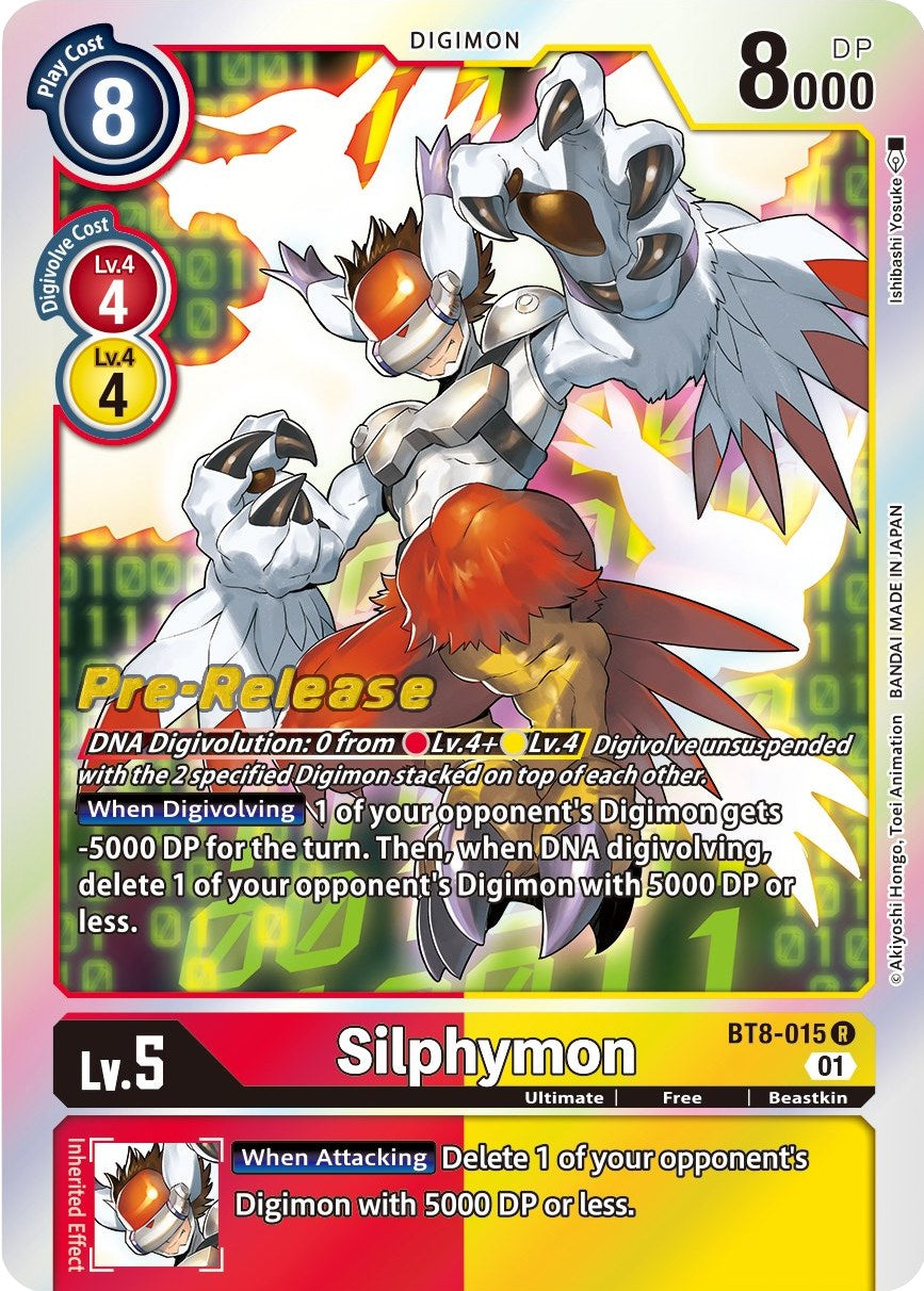 Silphymon [BT8-015] [New Awakening Pre-Release Cards] | Event Horizon Hobbies CA