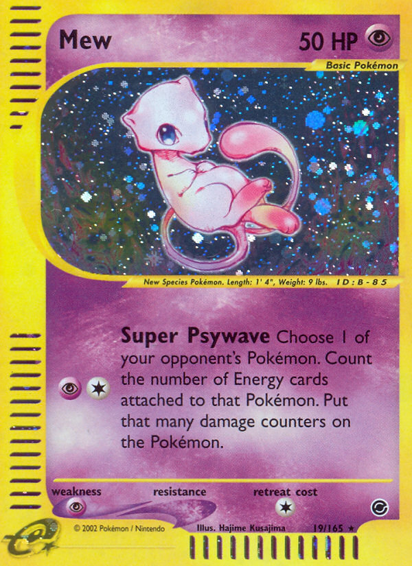 Mew (19/165) [Expedition: Base Set] | Event Horizon Hobbies CA