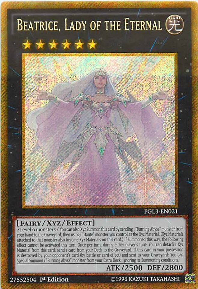 Beatrice, Lady of the Eternal [PGL3-EN021] Gold Secret Rare | Event Horizon Hobbies CA