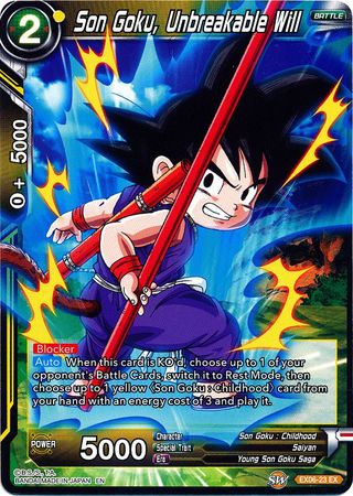 Son Goku, Unbreakable Will (EX06-23) [Special Anniversary Set] | Event Horizon Hobbies CA