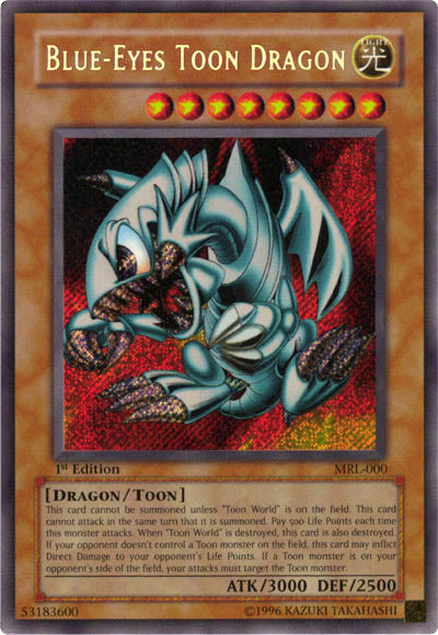 Blue-Eyes Toon Dragon [MRL-000] Secret Rare | Event Horizon Hobbies CA