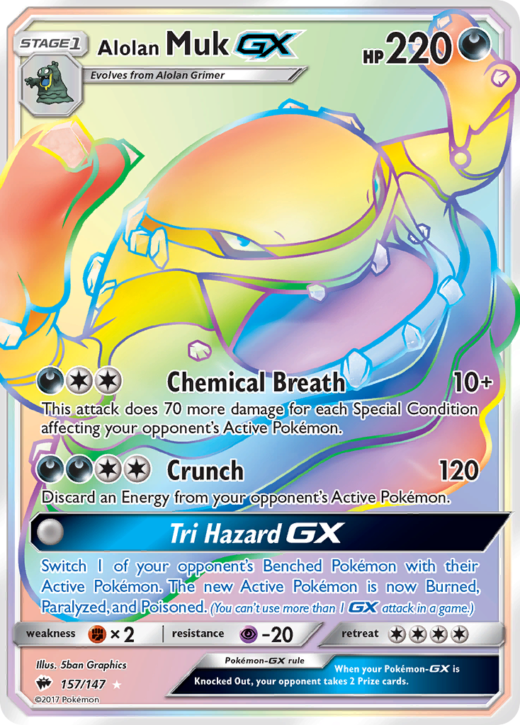 Alolan Muk GX (157/147) [Sun & Moon: Burning Shadows] | Event Horizon Hobbies CA