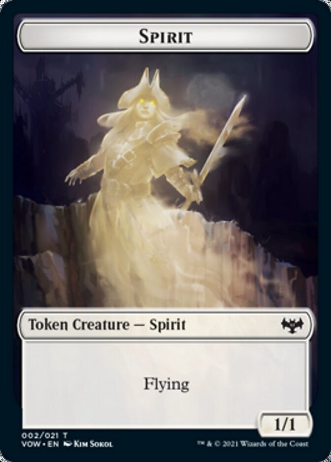 Spirit Token (002) [Innistrad: Crimson Vow Tokens] | Event Horizon Hobbies CA