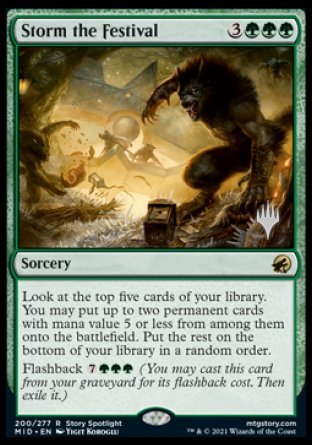 Storm the Festival (Promo Pack) [Innistrad: Midnight Hunt Promos] | Event Horizon Hobbies CA