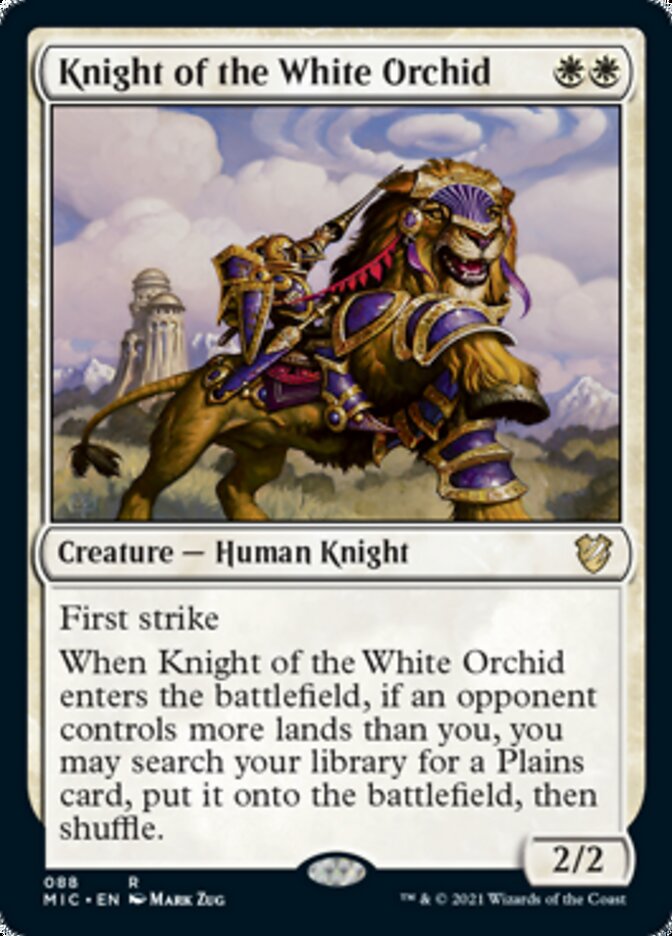 Knight of the White Orchid [Innistrad: Midnight Hunt Commander] | Event Horizon Hobbies CA