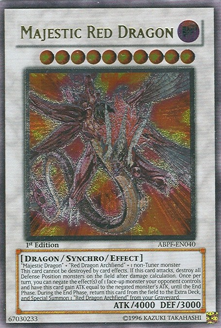 Majestic Red Dragon [ABPF-EN040] Ultimate Rare | Event Horizon Hobbies CA