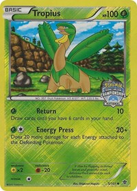 Tropius (5/101) (National Championship Promo) [Black & White: Plasma Blast] | Event Horizon Hobbies CA