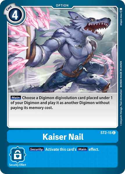 Kaiser Nail [ST2-15] [Starter Deck: Cocytus Blue] | Event Horizon Hobbies CA