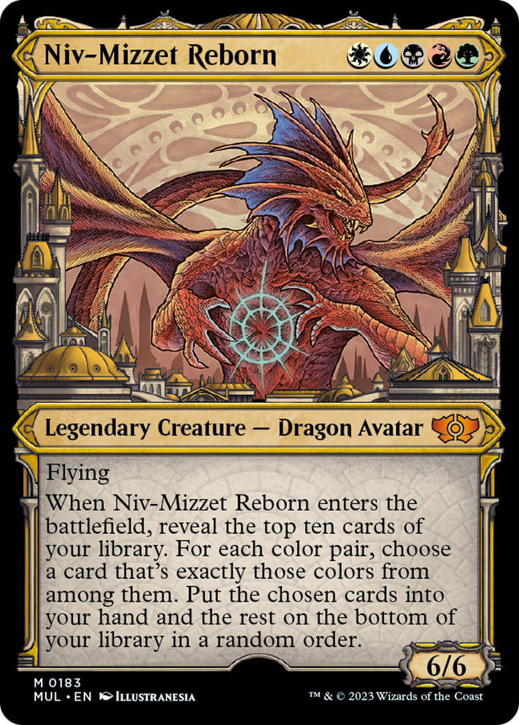 Niv-Mizzet Reborn (Halo Foil) [Multiverse Legends] | Event Horizon Hobbies CA