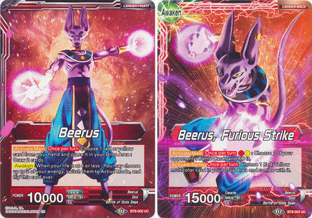 Beerus // Beerus, Furious Strike (BT8-002) [Malicious Machinations] | Event Horizon Hobbies CA