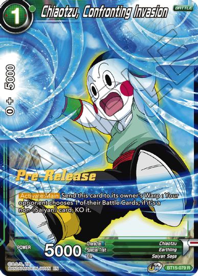 Chiaotzu, Confronting Invasion (BT15-079) [Saiyan Showdown Prerelease Promos] | Event Horizon Hobbies CA