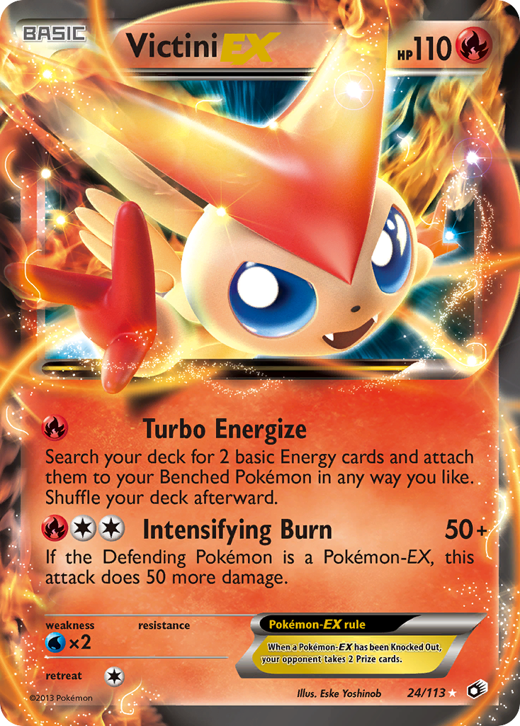 Victini EX (24/113) [Black & White: Legendary Treasures] | Event Horizon Hobbies CA