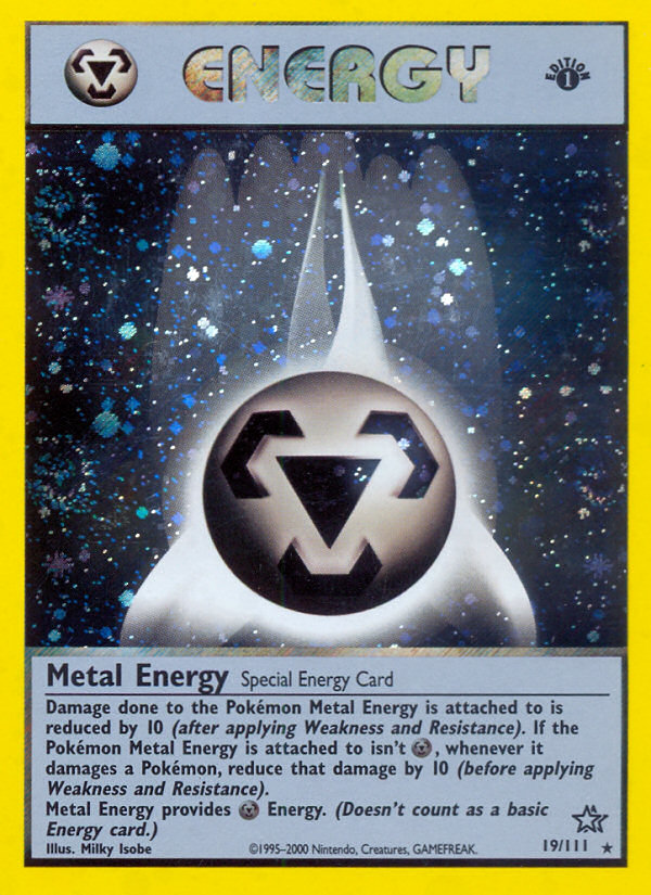 Metal Energy (19/111) [Neo Genesis 1st Edition] | Event Horizon Hobbies CA